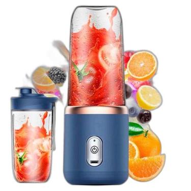 Imagem de Mini Liquidificador Portátil Usb 400Ml Potente Para Batidas - Portatil