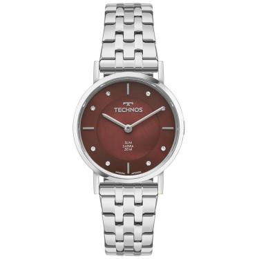Imagem de Relógio Technos Feminino Slim Prata - 2025LUK/1N