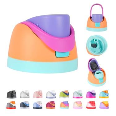 Imagem de Tampa de substituição para garrafa de água Owala Freesip, compatível com tampa e tampa Owala, para garrafas de 473 ml, 680 g, 947 ml, 1,134 g, acessório de tampas à prova de vazamento, tampa de