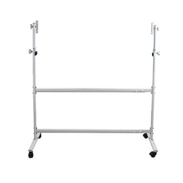 Imagem de CUTPOIY Suporte de metal giratório para quadro branco de 90 x 120 cm, cavalete de quadro apagável a seco ajustável para escritório, casa, sala de aula, apenas suporte