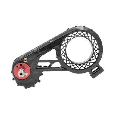 Imagem de Zxpjkyu de Roda de Polia de Câmbio Traseiro de Bicicleta Gaiola 12T Rolamento de Cerâmica Guia Placa de Corrente Substituição Acessórios de Bicicleta, Prata, Tamanho real