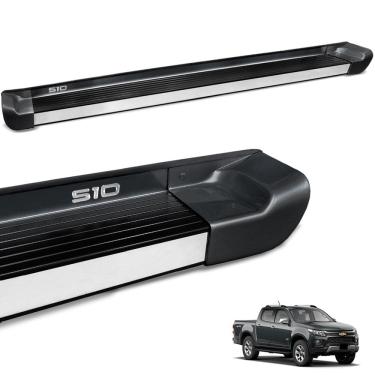 Imagem de Estribo Lateral S10 CD 2012 a 2025 Cinza Topazio Personaliza