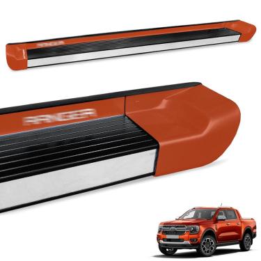 Imagem de Estribo Lateral Ranger CD 2013 a 2026 Laranja Jalapão Person