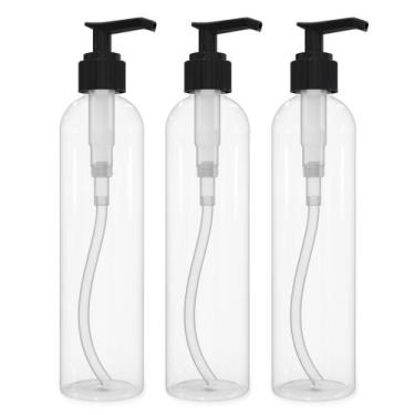 Imagem de Frascos de bomba de loção BRIGHT FROM 240 mL sem BPA (pacote com 3) - 