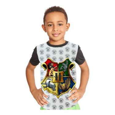 Imagem de Camiseta Infantil Harry Potter Hogwarts Full Print Ref:393 - smoke, Pr