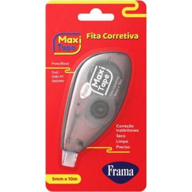 Imagem de Corretivo em Fita Maxi Tape Office 5MMX10M. SORT CX.C/12 - Frama