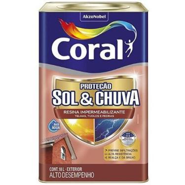 Imagem de Resina Impermeabilizante de Proteção Contra Sol e Chuva Incolor 18 Lit