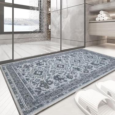 Imagem de 2 Tapete Banheiro Antiderrapante Absorve 50X80 Js Fu Med M55