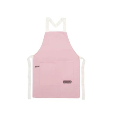 Imagem de Avental Rosa Algodao Cru Cozinha Pintura Artesanato 1un