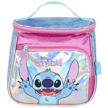 Imagem de Lancheira Escolar Termica STITCH Disney Holografico Roxo Luxcel
