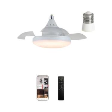 Imagem de Ventilador De Teto Inteligente Com Luz, Controle Remoto via APP, Lâmin