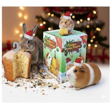 Imagem de Panetone Gourmet Petisco c/ Sementes e Amendoin 80g - Roedores Coelhos