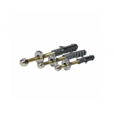 Imagem de Parafuso Sanit Latonado Luxo Bucha 10 02Pcs Blister