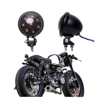 Imagem de Luz Traseira LED 12V Para Motocicleta, Lâmpada De Freio Vermelha Compa