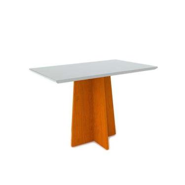 Imagem de Mesa Jantar 4 Lugares Ana 1,20m Colado Ype Off White