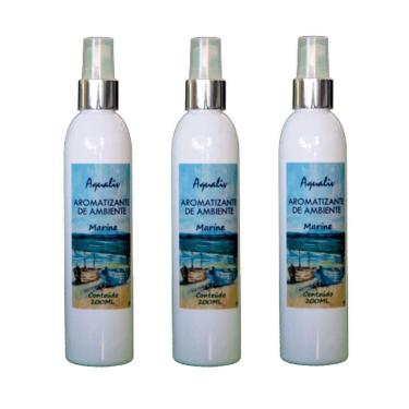 Imagem de Kit 3 Aromatizador Ambientes Aroma Maria Filo Frasco 200Ml