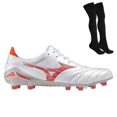 Imagem de Kit Chuteira Campo Mizuno Morelia Neo IV Japan + Meião