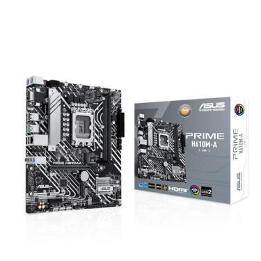 Imagem de ASUS Placa-mãe Prime H610M-A-CSM Intel H610 (LGA 1700) CSM Business mATX, com PCIe 4.0, 2X M.2, DDR5, LAN 1GbE, DP, HDMI, VGA, portas USB 3.2 geração 2, ASUS Control Center Express IT Management