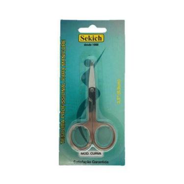 Imagem de Tesoura Tesourinha Para Unha Curva Manicure - Sekich