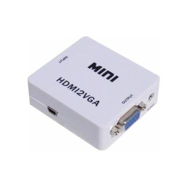 Imagem de Conversor Adaptador Hdmi p/ Vga Com Saida De Audio P2 709 - NEHC