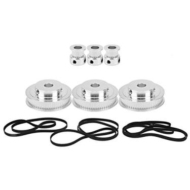 Imagem de Polia Correia Dentada de Liga de Alumínio Roda Síncrona de 60 Dentes Amplamente Utilizada Em Fresadoras Máquinas Formadoras de Engrenagens Máquinas de