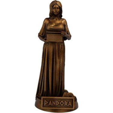 Imagem de Estátua Pandora - Mitologia Grega - Primeira Mulher (Cor Cobre Antigo)