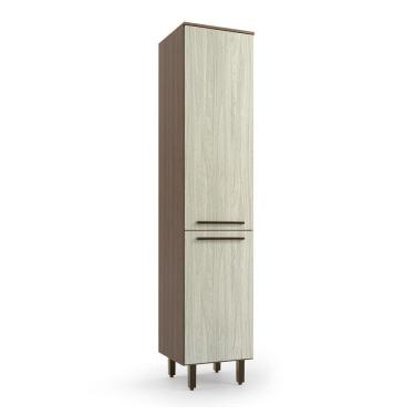 Imagem de Paneleiro Evolution Plus Simples 2 Portas Tannat/legno Crema Batrol Tannat/legno Crema