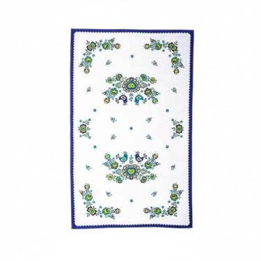 Imagem de Czech Cookbook Toalha de prato, azul folclore