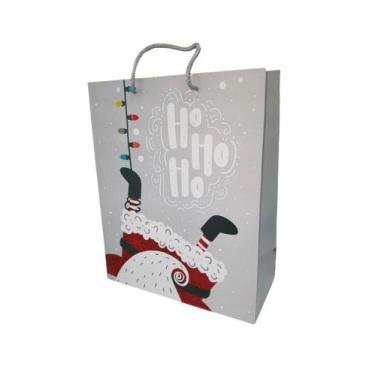 Imagem de Sacola-Embalagem Presente 32x26x10cm N2404070 Natal 4-Quanhe Sacola/Em