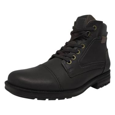 Imagem de Coturno Masculino em Couro Clássico Vintage Amortech Pegada-Masculino