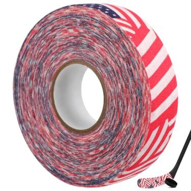 Imagem de SEWACC 1 rolo de fita decorativa antiderrapante de hóquei, fita adesiva para taco de hóquei, adesivo de raquete impermeável para uso esportivo