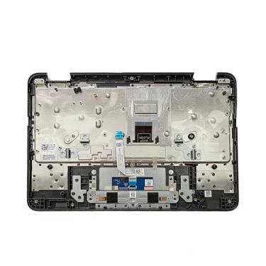 Imagem de Lyinsen Substituição para laptop Dell Chromebook 3110 2 em 1 capa superior com apoio para as mãos, teclado touchpad, peça 11,6 polegadas, 0CKY67, capa superior preta