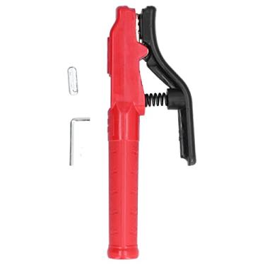 Imagem de aqxreight Suporte de Eletrodo de Soldagem 1000A, Pinça de Braçadeira de Cobre Com Cabo de Plástico Anti-escaldadura para Soldagem, Braçadeira Em Forma de Losango Estável, Confortável e