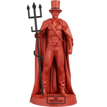 Imagem de Estátua Exu Tranca Ruas Imagem Umbanda Candomblé (Cor Sanguis Obscurus)