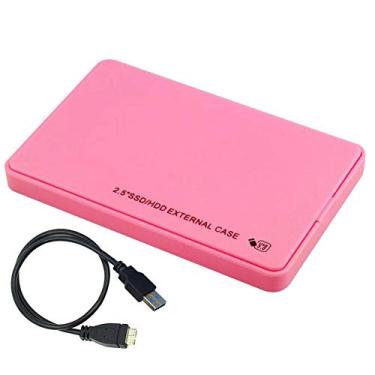 Imagem de VBESTLIFE Caixa de Disco Rígido USB3.0 Com Design Livre de Ferramentas Caixa Externa LED de 5 Gbps para Notebook Desktop PC, Troca a Quente para Expansão de Memória 2,5 Polegadas SATA HDD SSD Verde