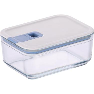 Imagem de Pote de Vidro Retangular Hermético - Tampa com Alavanca - 750ml - Neoflam