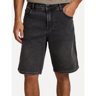 Imagem de Bermuda John John Jeans Masculina Regular Cerrillos Preta-Masculino