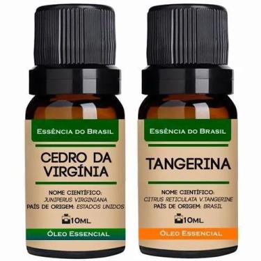 Imagem de Kit 2 Óleos Essenciais 10ml - Cedro Da Virgínia + Tangerina - Essencia