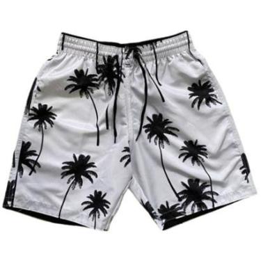 Imagem de Short Masculino Praia Tactel Plus Size Poliéster G1 G2 G3-Masculino