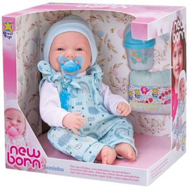Imagem de Boneca Diver New Born Soninho Menino Divertoys
