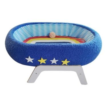 Imagem de Stgfyxgs Tábua Arranhadora para Animais de Estimação, Tigela, Tábua Arranhadora para Gatos com Suporte, Suprimentos para Animais de Estimação com Bola, Cama Pa