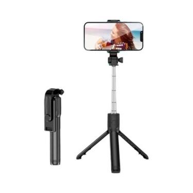 Imagem de Mini Tripé Universal Sem Fio Bluetooth Com Controle Remoto E Luz De Pr