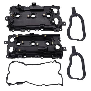 Imagem de OXCANO 132649N00A Tampa da válvula do motor dianteiro traseiro com junta compatível com Infiniti QX60 2015-2016, Altima 2015-2017, Maxima 2009-2017, Murano 2015-2017, Pathfinder 2015-2016