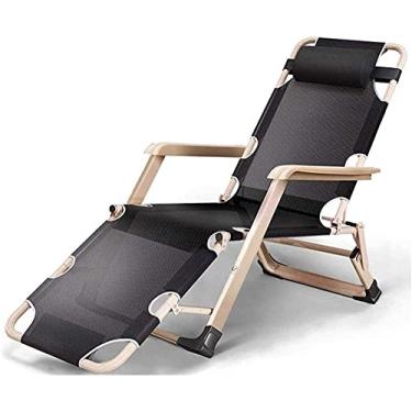 Imagem de YYBOES Espreguiçadeiras reclináveis, espreguiçadeiras, espreguiçadeiras, espreguiçadeiras, espreguiçadeiras, cadeiras dobráveis, espreguiçadeiras, ambientes externos, jardim, gramado, acampamento