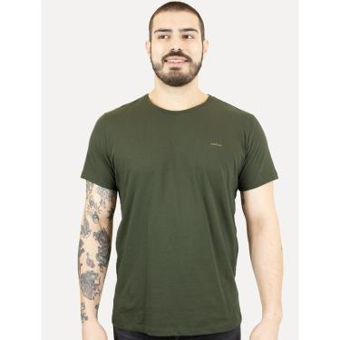 Imagem de Camiseta Colcci Masculina Back To Basics Logo Verde Escuro-Masculino