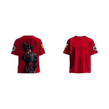 Imagem de Camiseta Masculina Dragon Ball Goku Black Super Saiyan Verão Estilo Ur