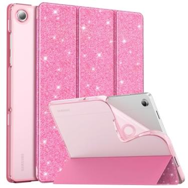 Imagem de MoKo Capa para Samsung Galaxy Tab A11 Plus 11 polegadas 2025/ Tab A9 Plus 11 polegadas 2023 com capa protetora traseira translúcida de TPU macio, capa para tablet A11+/A9+, despertar/hibernar