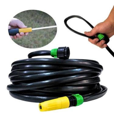 Imagem de Mangueira Jardim Flexível Antitorção Reforçada Resistente - UNI ECCOMM