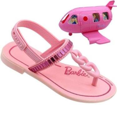 Imagem de Sandália De Dedo Infantil Barbie Pretty Flight Menina Com Fantástico Avião Da Barbie-Feminino