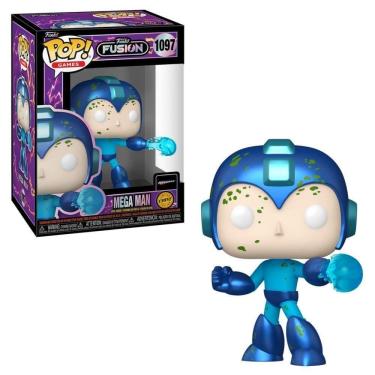 Imagem de Boneco Funko Pop! Funko Fusion - Mega Man (chance De Chase)